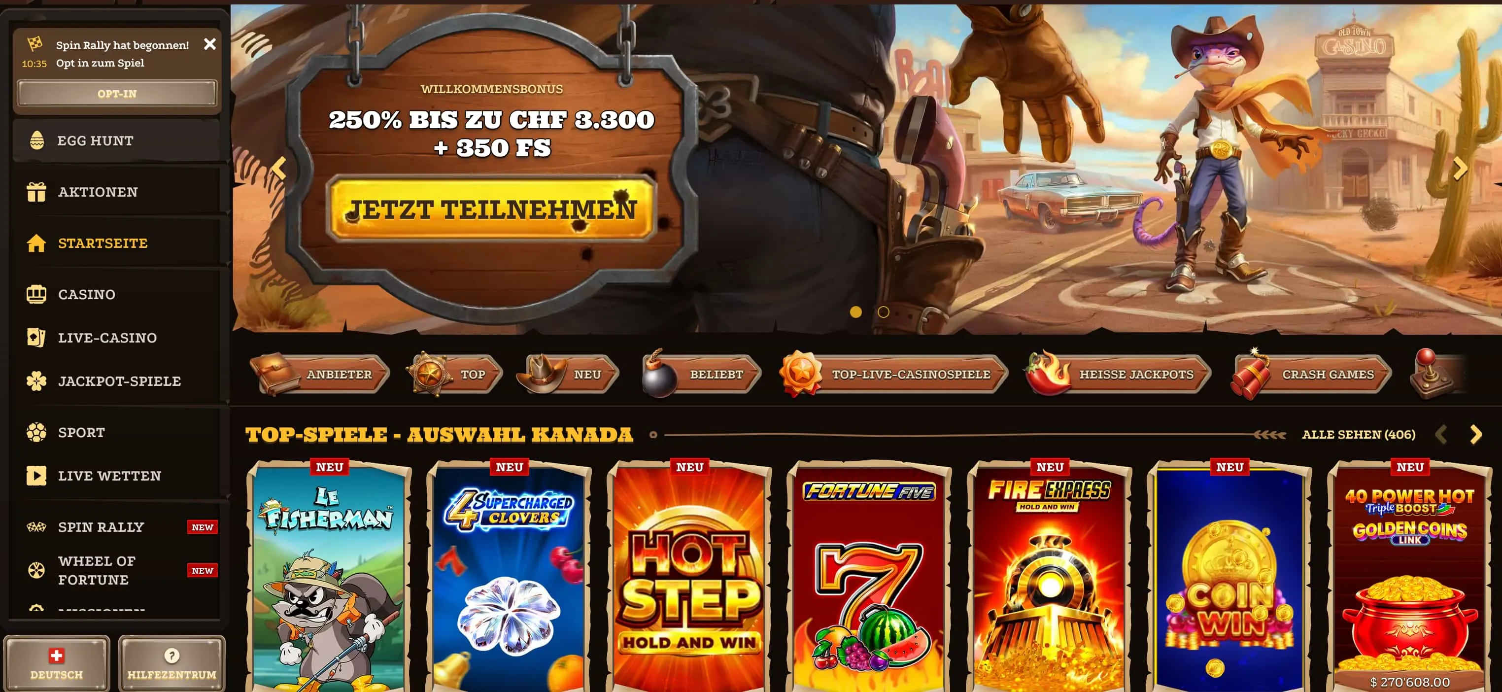 Lizaro Casino Registrierung: Drei Minuten bis zum ersten Spin